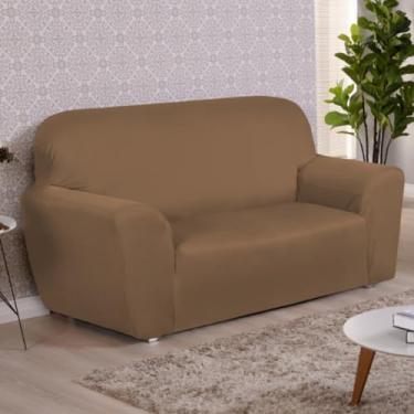 Imagem de Capa De Sofá Lisa Coladinha 2 e 3 ou 4 Lugares/Capa de Poltrona 1 Lugar (AVELÃ,2 Lugares)