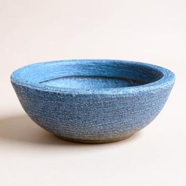 Imagem de vaso para plantas e flores mini cuia bacia 22cm cactos suculentas decoração (Azul, 1 unidade)