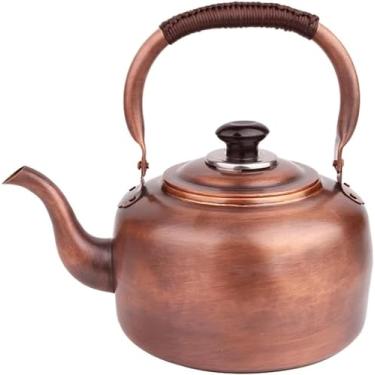 Imagem de Chaleira De Fogão, Chaleiras De Assobio, Chaleira De Aço Inoxidável Alça Ergonômica Para Fogão A Gás, Fogão De Cerâmica, Chaleira Elétrica E De Indução