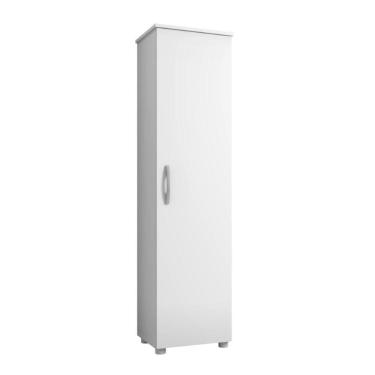 Imagem de Armário Multiuso Jasmim Branco 1 Porta Kaiki Móveis Branco