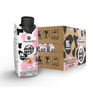 Imagem de Piracanjuba Bebida Láctea Milky Moo 15g Mimosa 250ml - 12 unidades
