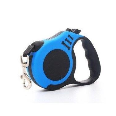 Imagem de Coleira Guia Retrátil 3/5 Metros Pets Cachorro Cães Gatos Resistente C
