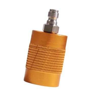 Imagem de UGPLM Válvula de enchimento para mergulho autônomo 8 mm Conector de desconexão rápida Adaptador de enchimento de tanque de mergulho Adaptador de cilindro de, Macho