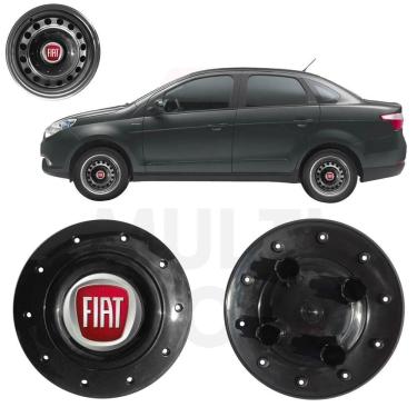 Imagem de 1X Calota Centro Roda Ferro Aro 14 Fiat Siena 2008 A 2021