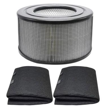 Imagem de Kit de substituição de filtro HEPA verdadeiro 20500 H13 compatível com purificadores de ar das séries Honey-well 10500 (EV-10), 17000, 17005, retém partículas e odores transportados pelo ar (1 HEPA +