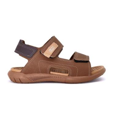 Imagem de Sandália Klin Urban Infantil 129176000, Whisky, Cafe, 33