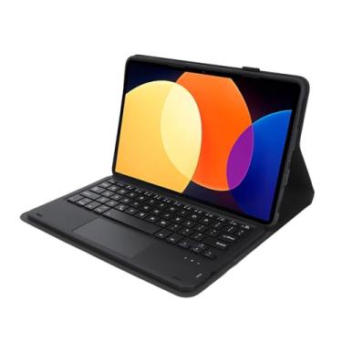 Imagem de Depisuta Caixa do Teclado para Mipad 5/5 Pro, Teclado Leve e Pequeno, Com Touchpad e Suporte para Vários ângulos, Tampa Destacável Magnética para Tablet de 11 Polegadas (BLACK)