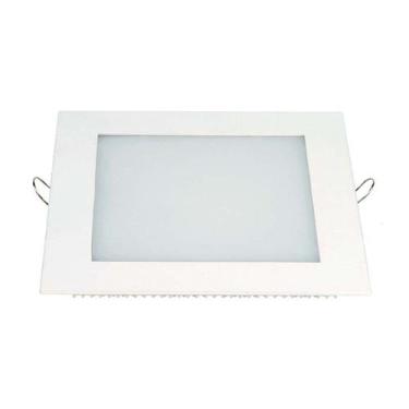 Imagem de Painel de Led Taschibra Quadrado Lux de Embutir 18W 3000K Bivolt
