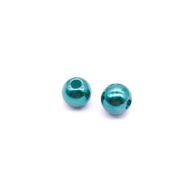 Imagem de Miçanga Bola Lisa Plástico Verde 5mm 100pçs 8g Passante - Macall