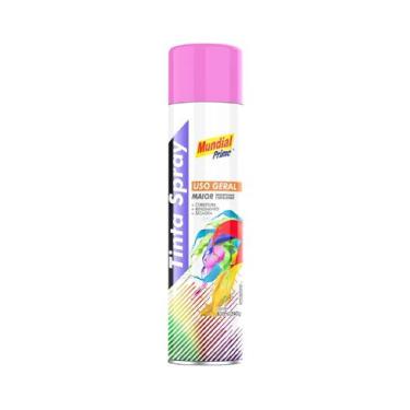 Imagem de Tinta Spray Uso Geral 400ml - Mundial Prime, Rosa