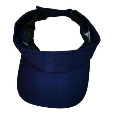 Imagem de Viseira Boné Feminino Corrida Fitness Esportiva azul - sem