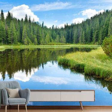 Imagem de Papel de Parede Paisagem Lago Natureza Sala Adesivo - 045pcm - Allodi