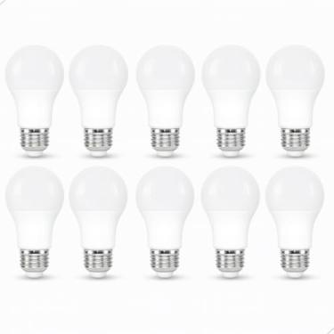 Imagem de Lâmpada Bulbo Led Econômica de 9w 3000k Branco Quente Luz Amarela para Ambientes Aconchegantes E27 Bivolt 127v e 220v (10)