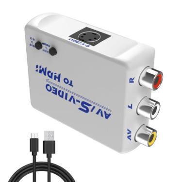 Imagem de Conversor de vídeo FeiEver RCA AV/S-Video para HDMI 720P/480P