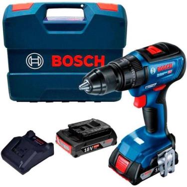 Imagem de Parafusadeira/furadeira de impacto 18v gsb18v-50 - 06019h51e0 - bosch
