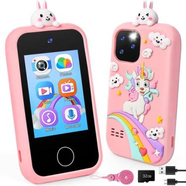 Imagem de Smartphone Tocorpie Kids 32GB Cartão SD 2,8" com tela sensível ao toqu
