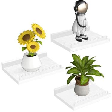 Imagem de Prateleira flutuante RYOFOBETTO Small Farmhouse 6x23cm Conjunto de 3 b