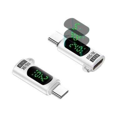Imagem de Adaptador OTG USB C Para C 240W PD 8K 60Hz Carregamento Rápido Para iP