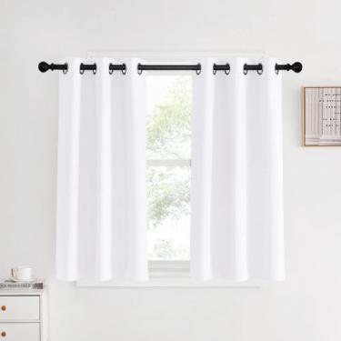 Imagem de Cortinas de janela NICETOWN White 40cm x 100cm 1 par