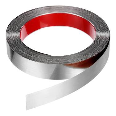 Imagem de Revestimento de parede Peel and Stick Molding Trim Frame em aço inoxid