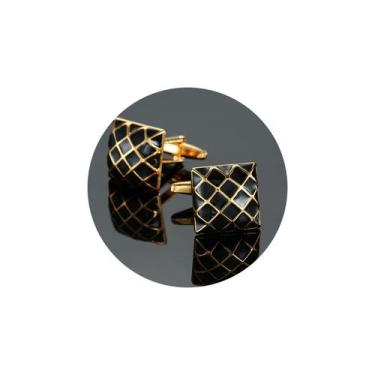 Imagem de Cufflinks, colares, camisa, par de abotoaduras para terno masculino - 