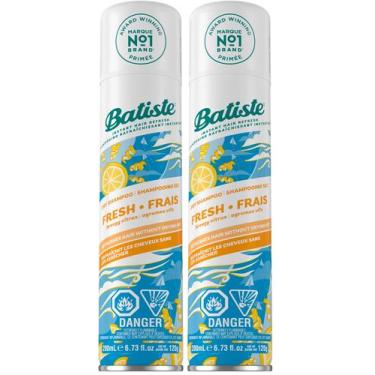 Imagem de Shampoo seco Batiste Fresh 200 ml, pacote com 2