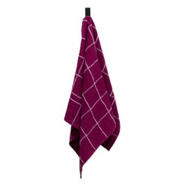 Imagem de Conjunto De 12 Bases Para Copos, Tecido De Algodão Puro, Design Listrado(Vinho)