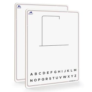 Imagem de SCRIBBLEDO Hangman Board Game 9”x12 Dry Erase Double-Sided Whiteboard with Blank Writing Surface Hang Man Games Reusable Portable Erasable Hangman Game for Travel Classrooms Homeschool Family Fun