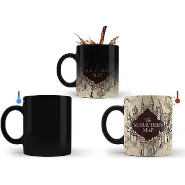 Imagem de Caneca Magica Harry Potter Mapa Do Maroto 325 Ml De Porcelana Com Caixinha