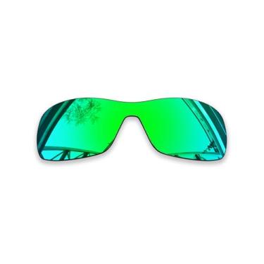 Imagem de SmartVLT Lentes de substituição verde-esmeralda masculinas para óculos de sol Oakley Antix OO9077