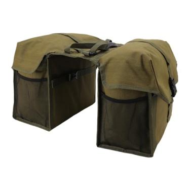 Imagem de Zopsc Bolsa de Transportador de Banco Traseiro de Bicicleta, Alça de Grande Capacidade para Fixar o Rack Traseiro de Bicicleta de de Dupla, Reflexiva para Andar de (30L)