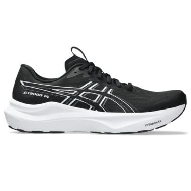 Imagem de ASICS Tênis de corrida masculino GT-2000 14, Preto/branco, 12 X-Wide