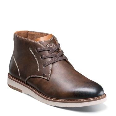 Imagem de Florsheim Bota masculina Vibe Plain Toe Chukka (bebê/criança pequena), Cavalo louco marrom, 1.5 Big Kid