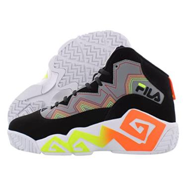 Imagem de Fila Men's Mb Stitch Basketball Shoes Monument/Black/Shocking Orange 10