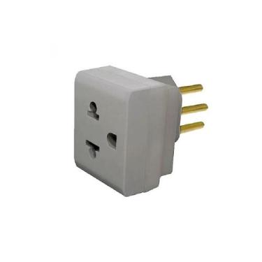 Imagem de Pino adaptador 2p+t 10a - cz lorenzetti - DIVERSAS