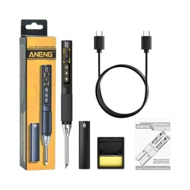 Imagem de Ferro De Solda Digital Portátil Inteligente ANENG SL108 Com Temperatur