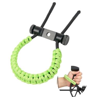Imagem de TOPARCHERY Alça de pulso de arco composto ajustável para tiro com arco e flecha, acessórios de tiro ao alvo (verde)