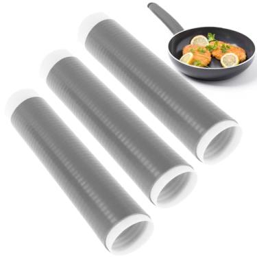 Imagem de XYDHQS 3 peças, capa de silicone com isolamento térmico, anti-escaldante, reutilizável, suporte para panela quente, para cozinha, frigideira, assadeira, lavável na lava-louças (grande)