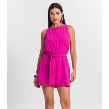 Imagem de Macaquinho Feminino Endless Rosa, G, Rosa