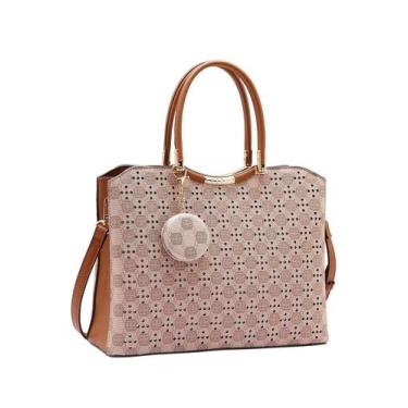 Imagem de Bolsa Feminina de Mão Chenson CG85027 Original New Cristal, Marrom