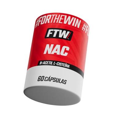 Imagem de FTW NAC (N-Acetil L-Cisteína) 600mg com 60 Cápsulas, Precursor da Glutationa, Suporte Antioxidante e Metabólico para Adultos