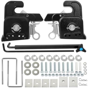 Imagem de Orceed Sistema de engate rápido, adequado para arado, grade, cultivador, semeadora, sistema de irrigação, espalhador de fertilizante, pulverizador, cortadores de grama, porcos, OE 102ST (preto)