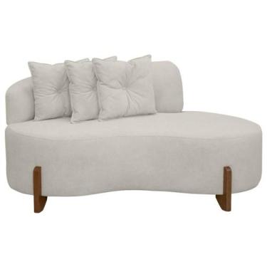 Imagem de Sofá Orgânico Namoradeira 3 Lugares Feijão Thor 200cm Bouclê - SOFA ST