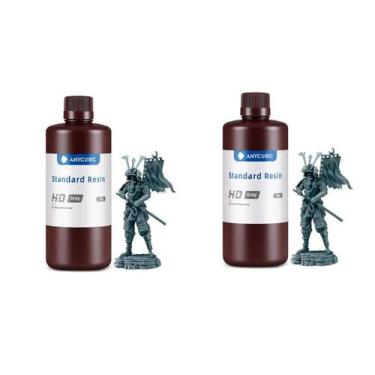 Imagem de Kit 2 x Resina 3D Anycubic Standard Cinza HD