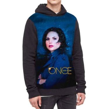 Imagem de Moletom Com Capuz Once Upon A Time Era Uma Vez Ref:506 - smoke, Preto,