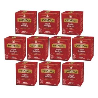 Imagem de 100 Sachês, Chá Twinings, English Breakfast - 11667, English Breakfast