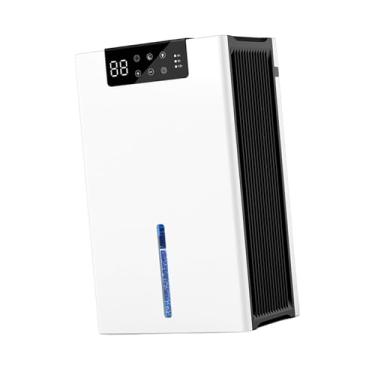 Imagem de Generic Desumidificador pequeno com tanque de água de 2,4 L, portátil, prático, silencioso, com desligamento automático para RV, banheiros, porões, Branco