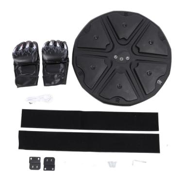 Imagem de Máquina de boxe musical inteligente montada na parede Bluetooth Music Punching Target Trainer altura ajustável equipamento de fitness doméstico para treinamento de boxe