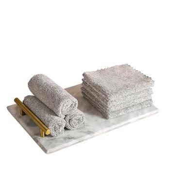 Imagem de Pano de Prato Pano de Limpeza de Cozinha Microfibra Super Absorvente Para Limpar O Pia Anti-Aderente(10 PÇ)