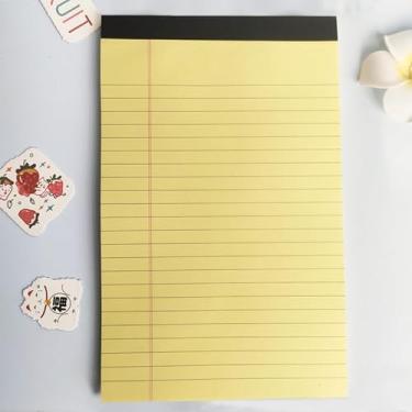 Imagem de 4-Pack Legal Pads Writing Pads Recycled Paper, 5"x8" Wide Ruled Perforated 50 sheets Notepads